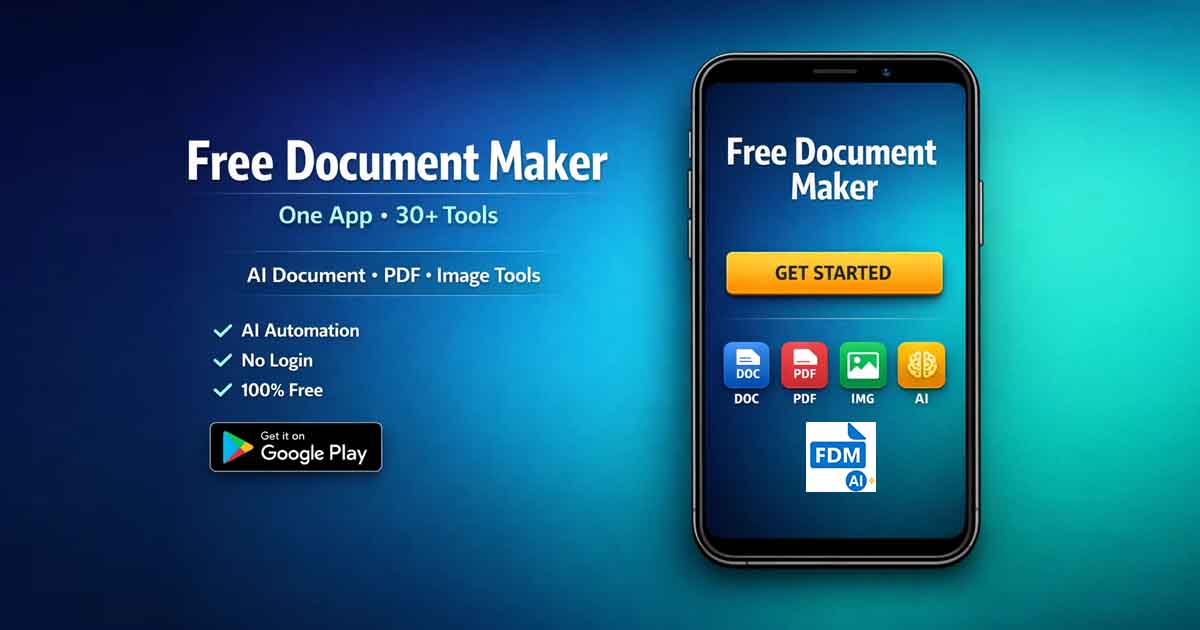 freedocmaker's tweet photo. One app. 30+ tools.

Create documents, edit PDFs, and convert images instantly using AI.

No login. No watermark. 100% free.

Try it:
https://t.co/X1Vm2qLOLz

#AIDocument #PDFTools #Productivity https://t.co/GJXv01XAGv