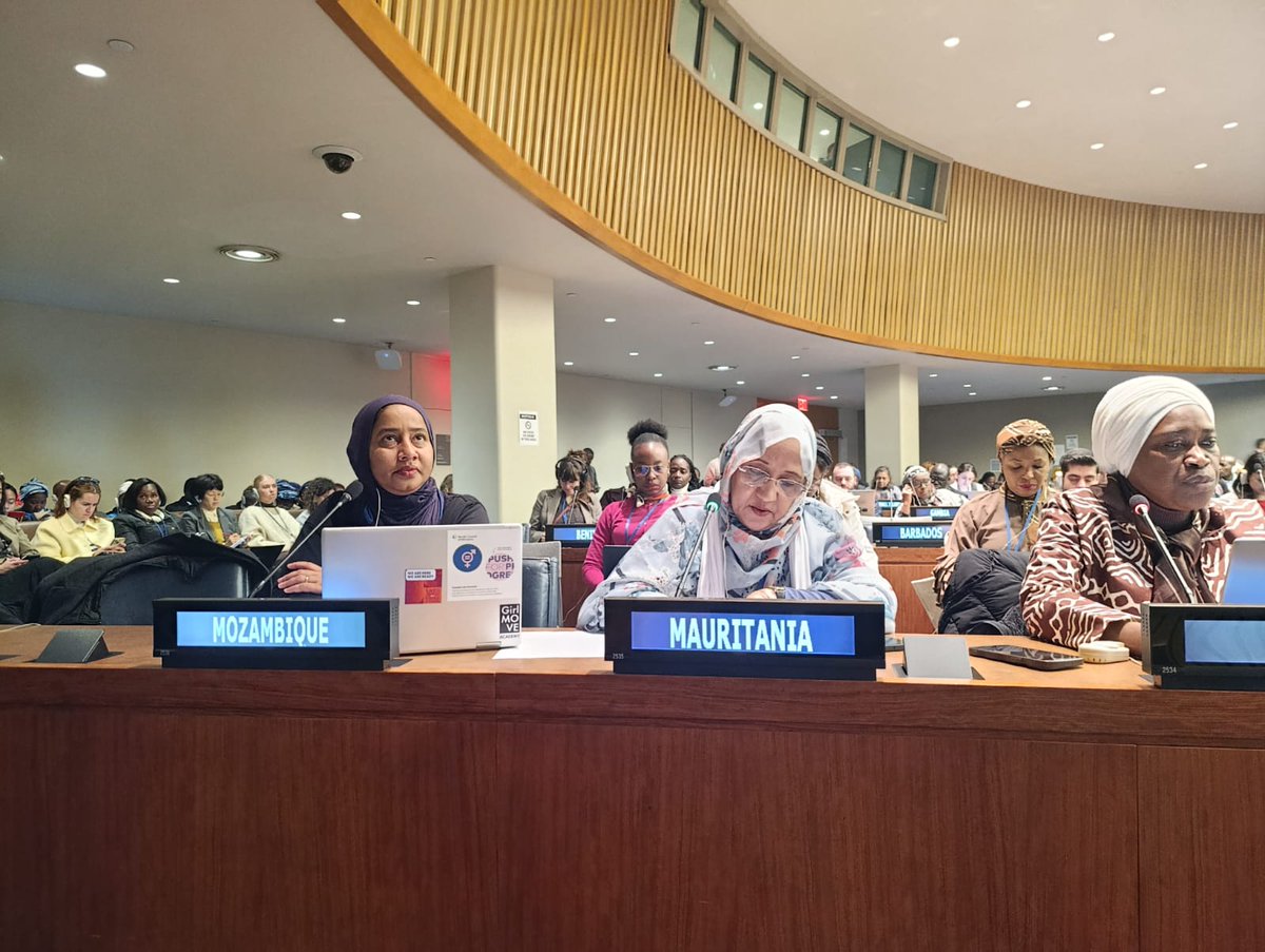 onumulheresmz's tweet image. For 🇲🇿, the CSW70 marked a historic moment: together with Mongolia, 🇲🇿 𝘄𝗮𝘀 𝗲𝗹𝗲𝗰𝘁𝗲𝗱 𝗮𝘀 𝗼𝗻𝗲 𝗼𝗳 𝘁𝗵𝗲 𝘁𝘄𝗼 𝗩𝗶𝗰𝗲-𝗣𝗿𝗲𝘀𝗶𝗱𝗲𝗻𝘁𝘀 𝗼𝗳 𝗖𝗦𝗪𝟳𝟭, strengthening its voice and leadership in global decision-making forums and in advancing #gender #equality.