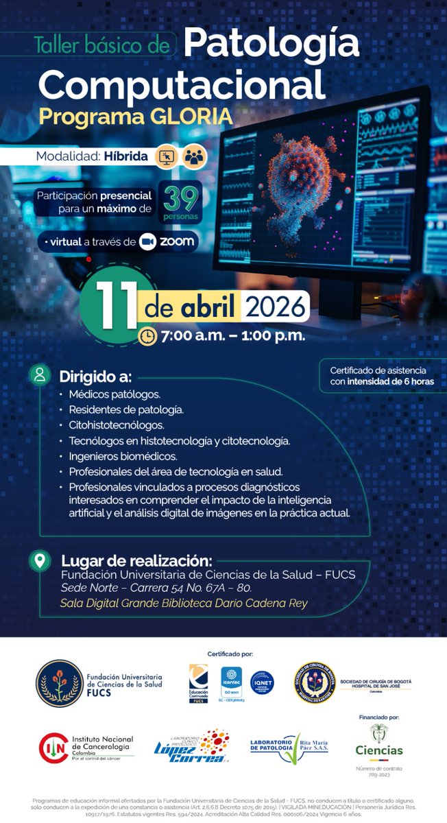 Asociación Colombiana de Patología - Asocolpat tweet media