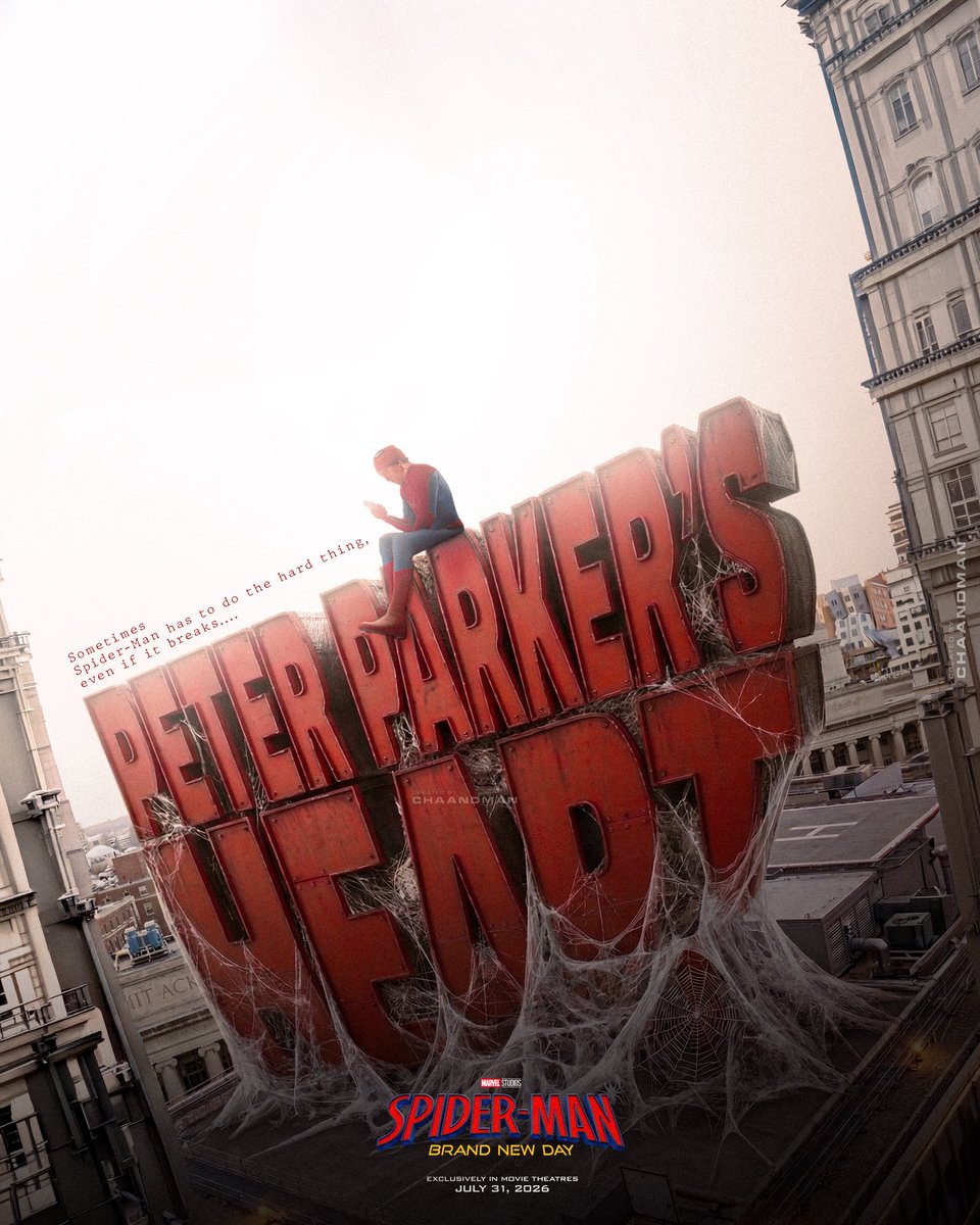 chaandman's tweet photo. Urs Friendly Neighbourhood Spider-Man’s REBIRTH 🥀✨

@SpiderManMovie @SonyPictures @MarvelStudios @TomHolland1996 #spidermanbrandnewday https://t.co/lpIA0j8KTF