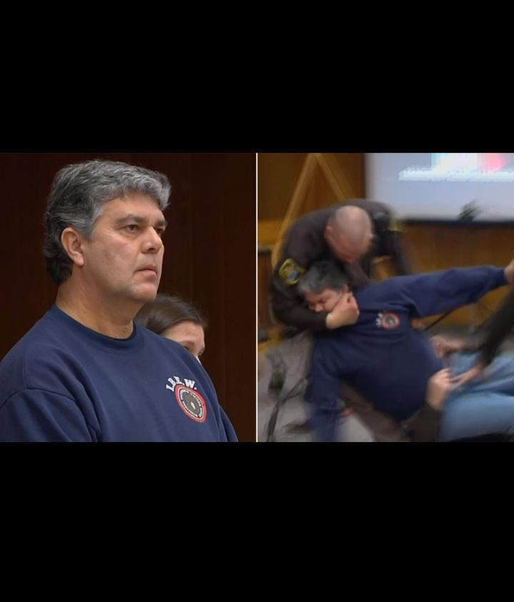 UnrealPOV's tweet image. PROJECT NASSAR: THE FACE OF PURE EVIL ⚖️🔥

​"Give me 5 minutes with that demon!"

​A father of 3 victims loses control in court. 

Nassar abused hundreds of young athletes for years under the shadow of the system. 

True justice or a broken world? 🧵👇
​#LarryNassar #Justice