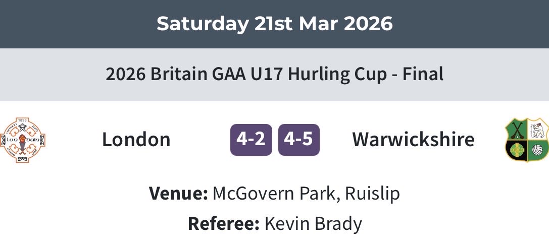 Britain GAA tweet media