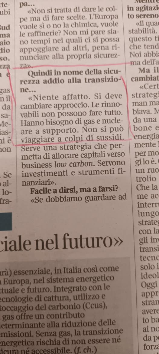 Erinni15's tweet image. «Le rinnovabili NON possono fare tutto. Hanno bisogno di GAS e NUCLEARE a supporto. Non si può viaggiare a colpi di sussidi. ».

#clima #climatescam #farsaGreen #co2 #green
