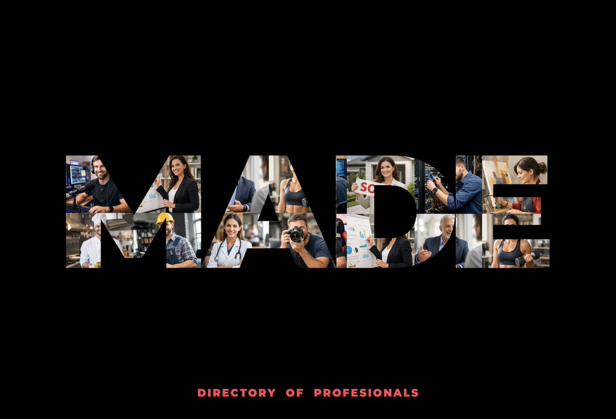 imbryanvee's tweet photo. MADE Social Directory. 

Are you a service provider- IRL, web2, web3?

Join MADE setup your profile in the direcrtory;

- Fitness Pros
- Realtors
- Business Coaches
- Architects
- Health Cares
- Developers
- Artists
- Podcasters
- Streamers
- Gamers
- Contractors
and more.

@madebuilt 
https://t.co/ypklctbqxC