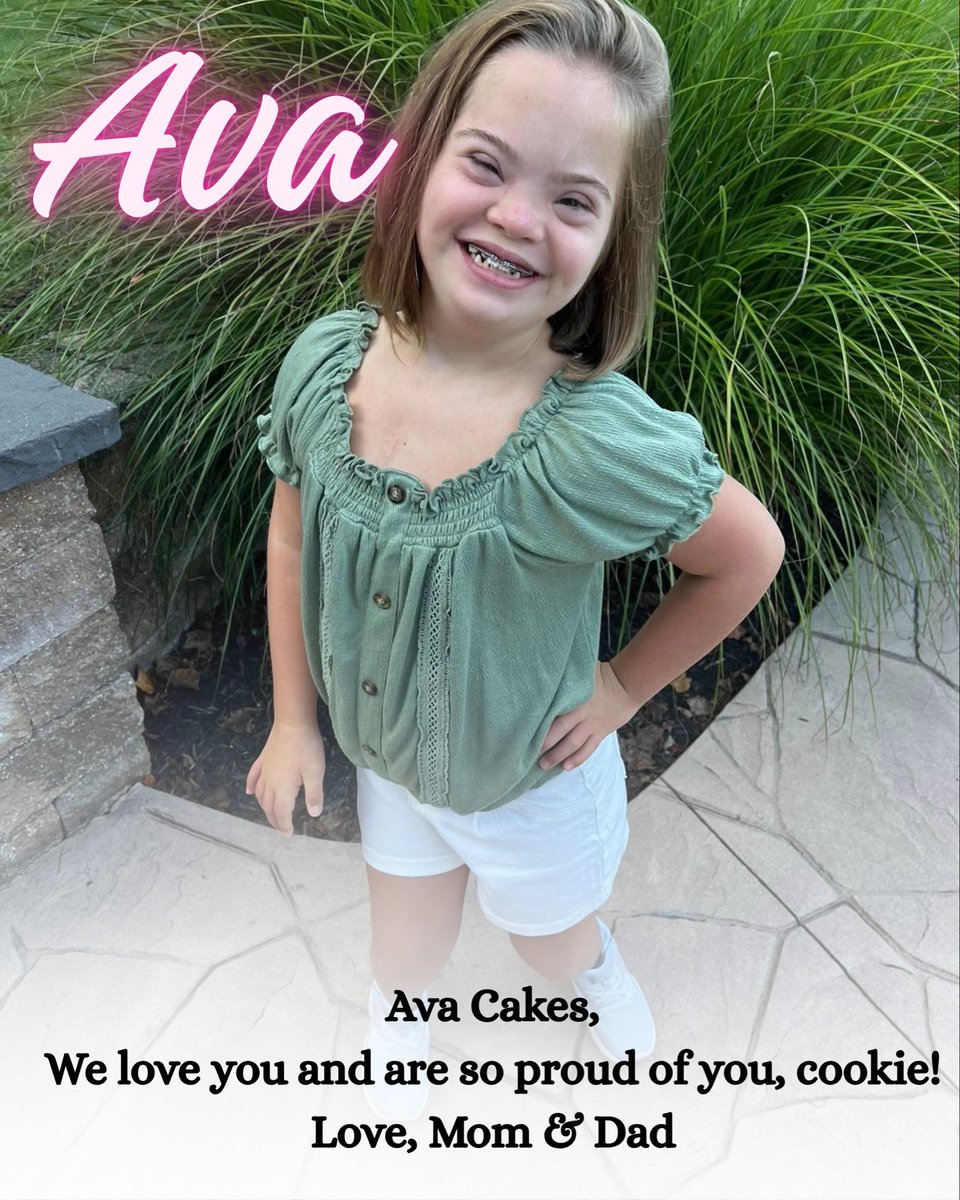 321Foundation's tweet photo. 321 shout-out to Ava!
Send a shout-out by using the link in our bio!
#321celebrate #NoLimits #downsyndrome #wdsd2026 #worlddownsyndromeday https://t.co/xHmzx4xDF7