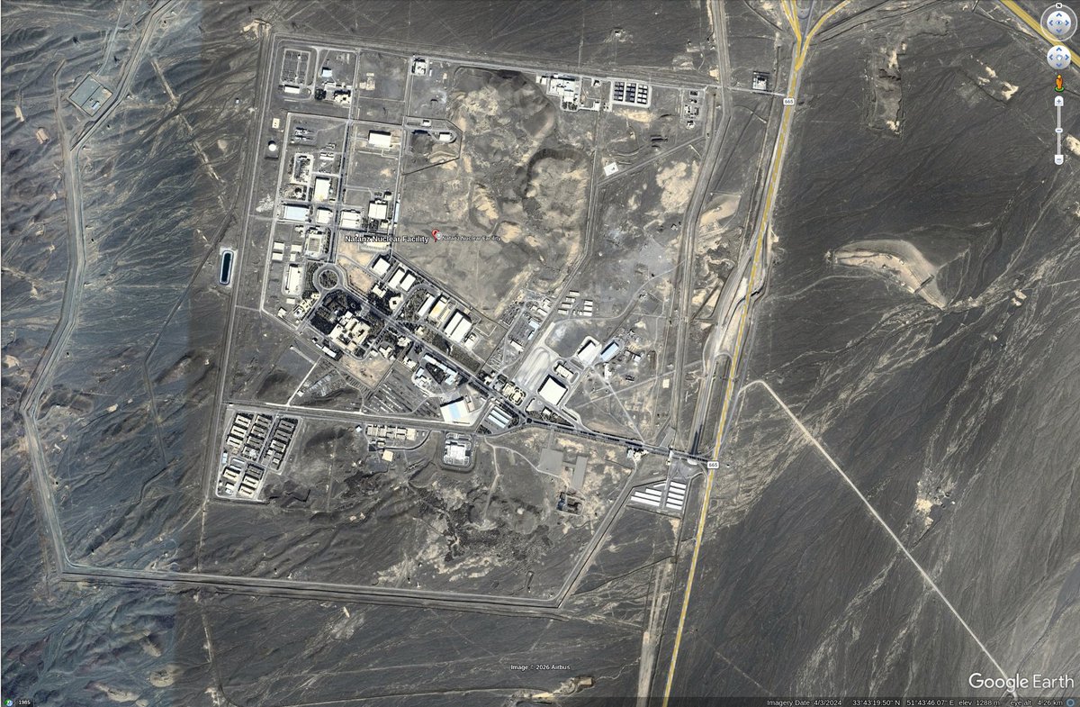 sentdefender's tweet image. According to the Iranian Fars News, U.S. and Israeli forces have conducted a strike on the Shahid Ahmadi Roshan Nuclear Facility in Natanz, Iran. Local authorities report no radioactive leakage following the strikes.  This is one of three facilities struck by U.S. Air Force B-2