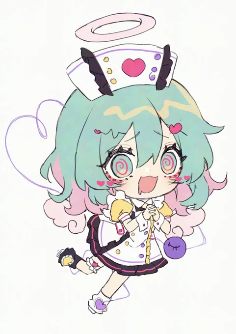 描いてて楽しいのはやっぱこの顔