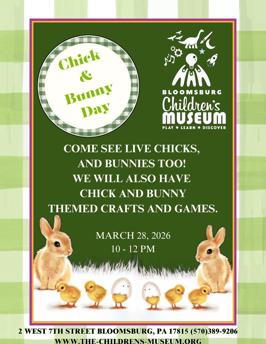 Bloomsburg Children’s Museum tweet media