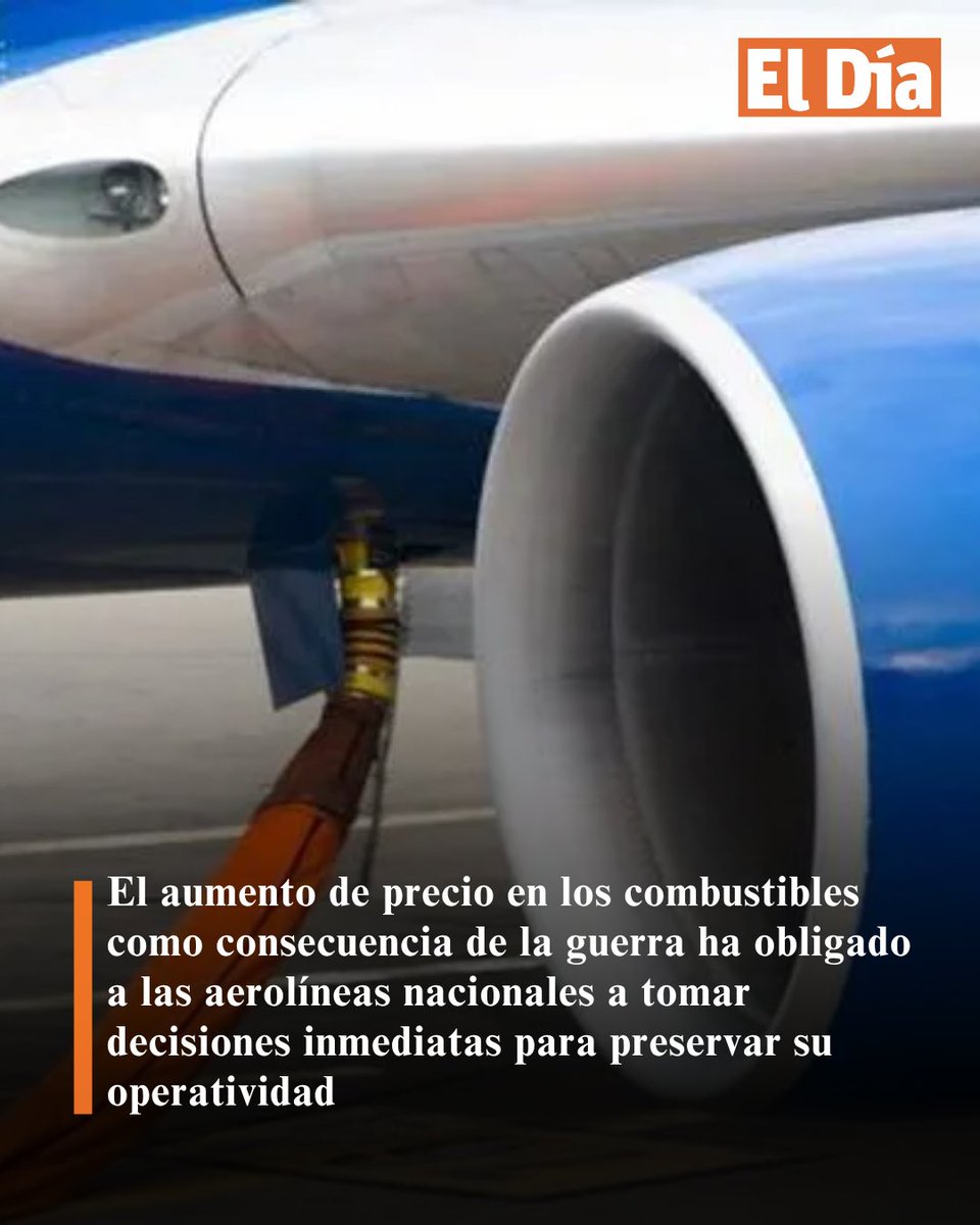 ElDia_do's tweet image. Aerolíneas dominicanas subirán tarifas por alza del Avtur

Más detalles en: eldia.com.do/aerolineas-dom…

#PeriódicoElDía #Avtur #aerolíneasdominicanas #alza #combustibles