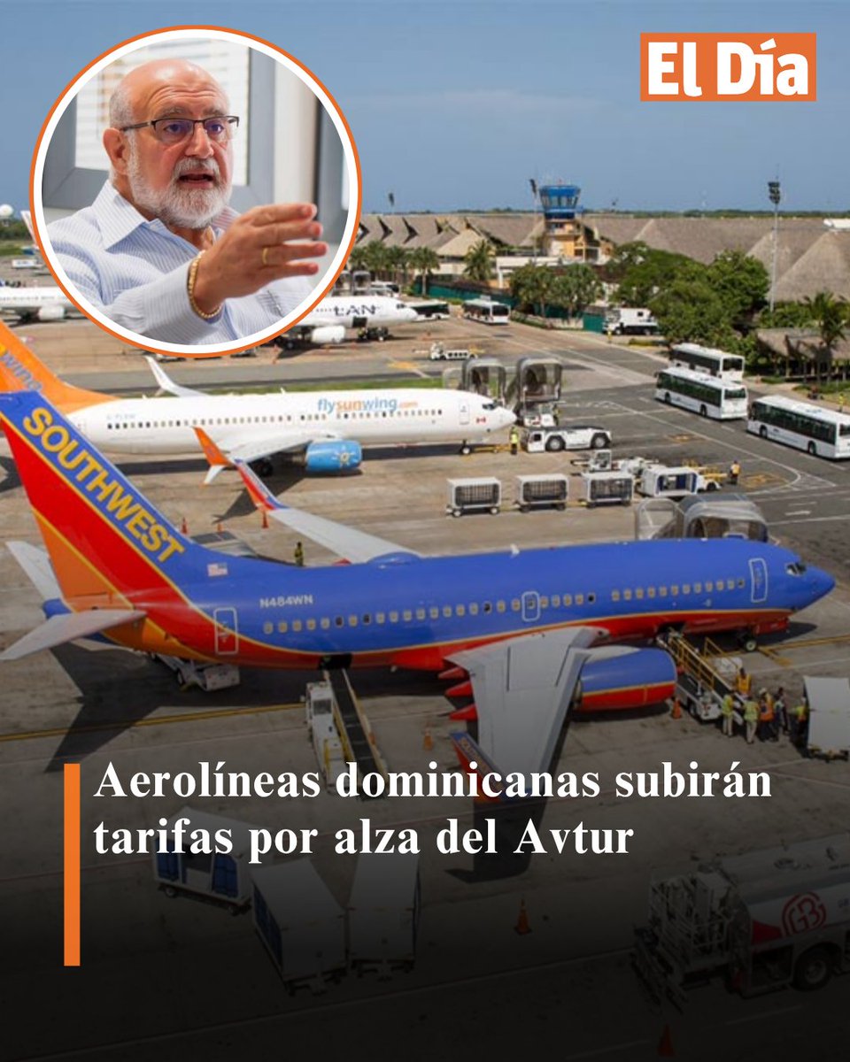 ElDia_do's tweet image. Aerolíneas dominicanas subirán tarifas por alza del Avtur

Más detalles en: eldia.com.do/aerolineas-dom…

#PeriódicoElDía #Avtur #aerolíneasdominicanas #alza #combustibles