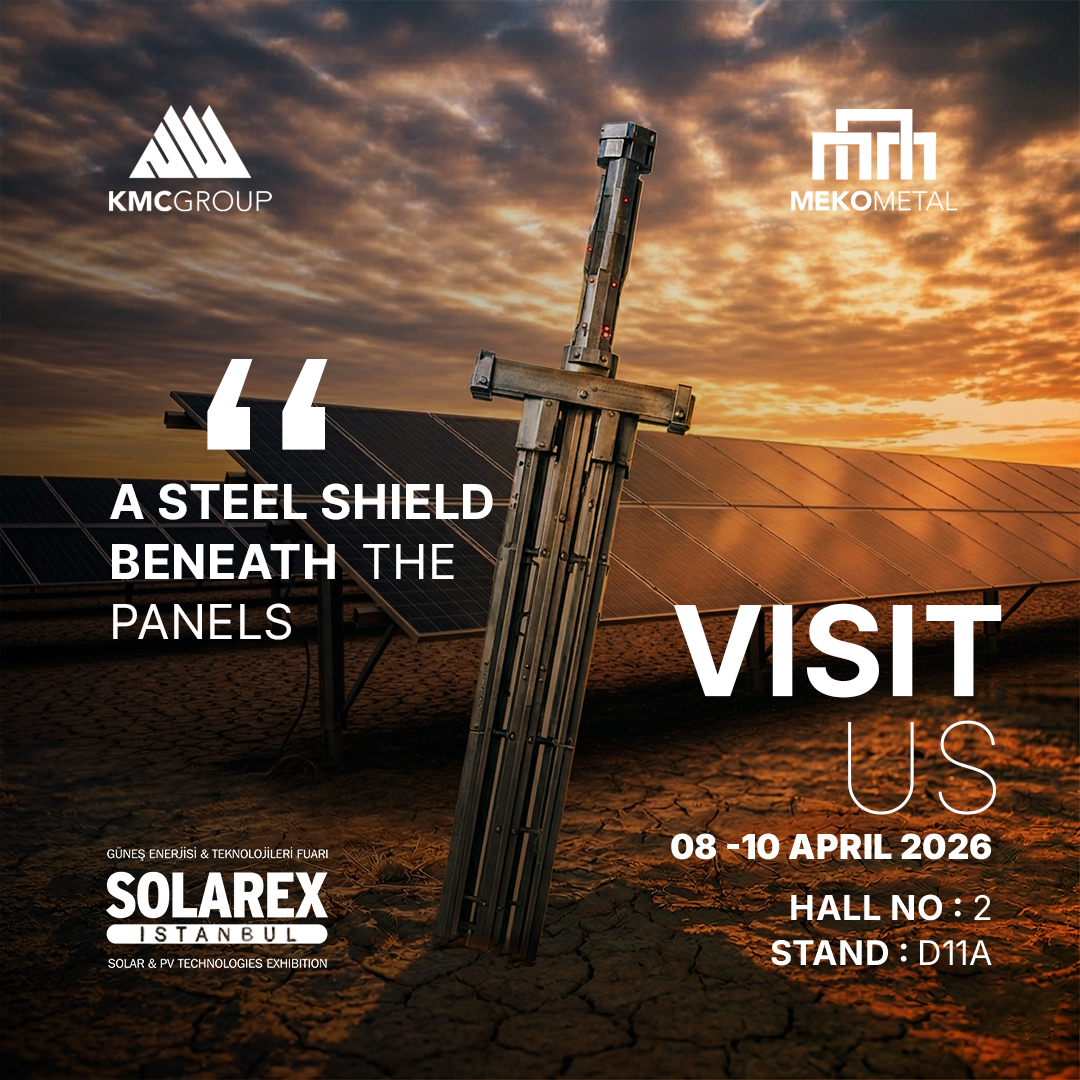 KMC_METAL's tweet photo. Solarex Istanbul 2026 fuarında standımızı ziyaret etmenizden memnuniyet duyarız!

• 8–10 Nisan 2026
• Salon 2 – Stand D11A

We cordially invite you to visit our booth at Solarex Istanbul 2026!

• 8–10 April 2026
• Hall 2 – Stand D11A

#Solarex2026 #SolarEnergy https://t.co/Aaa1NCP8Jk