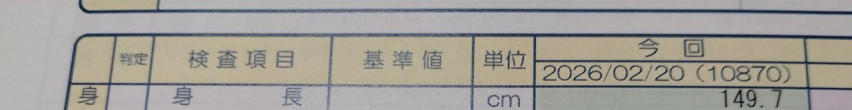 kouSpoon1's tweet photo. 夜勤明けで身長なんて計るから！！
こんな身長、社会人なってから見た事ないぞ！いつもは151.5〜152あるぞ！！ https://t.co/YUhlLMI5Zz