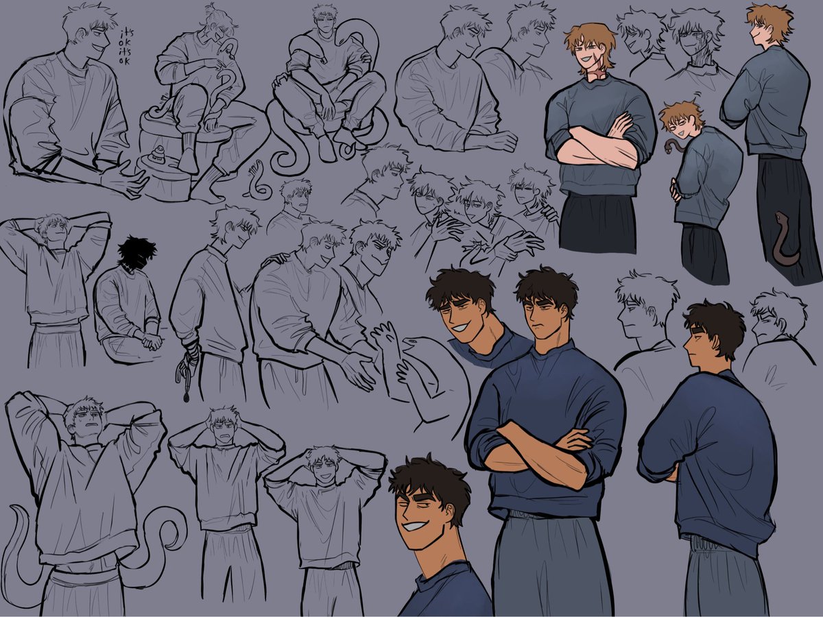 ghost_tar's tweet photo. #ocs      Daemon and the person he is forced to be around https://t.co/9BNx5idvDR