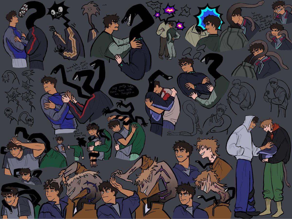 ghost_tar's tweet photo. #ocs      Daemon and the person he is forced to be around https://t.co/9BNx5idvDR