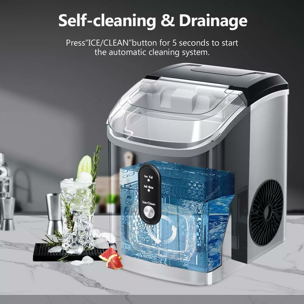 dorothyedw97840's tweet image. Nugget Ice Makers Countertop, Stainless Steel, 35 lbs/Day, Soft Chewable Pellet Ice, Self-Cleaning, One-Click Operation, Silver  
#icemaker #countericemaker #ssicemaker #oneclickopreationicemaker #target 

target.com/p/r-w-flame-nu…