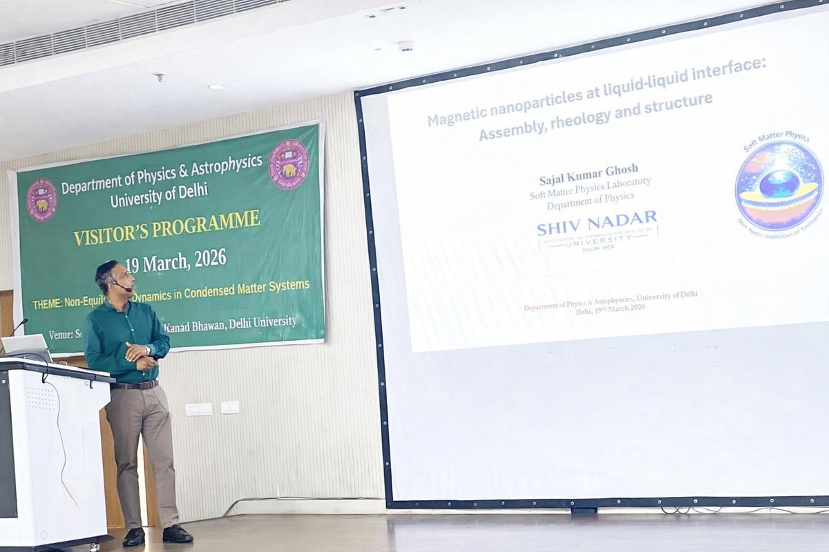 Sajal Ghosh: SoftMatter@SNU tweet media