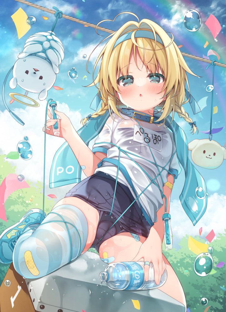 今年もぺるぽちゃんのお誕生日グッズのお写真担当させていただきました!!ぺるぽPプロデュースシチュです👏
スク水体操服やった～～～🥳 