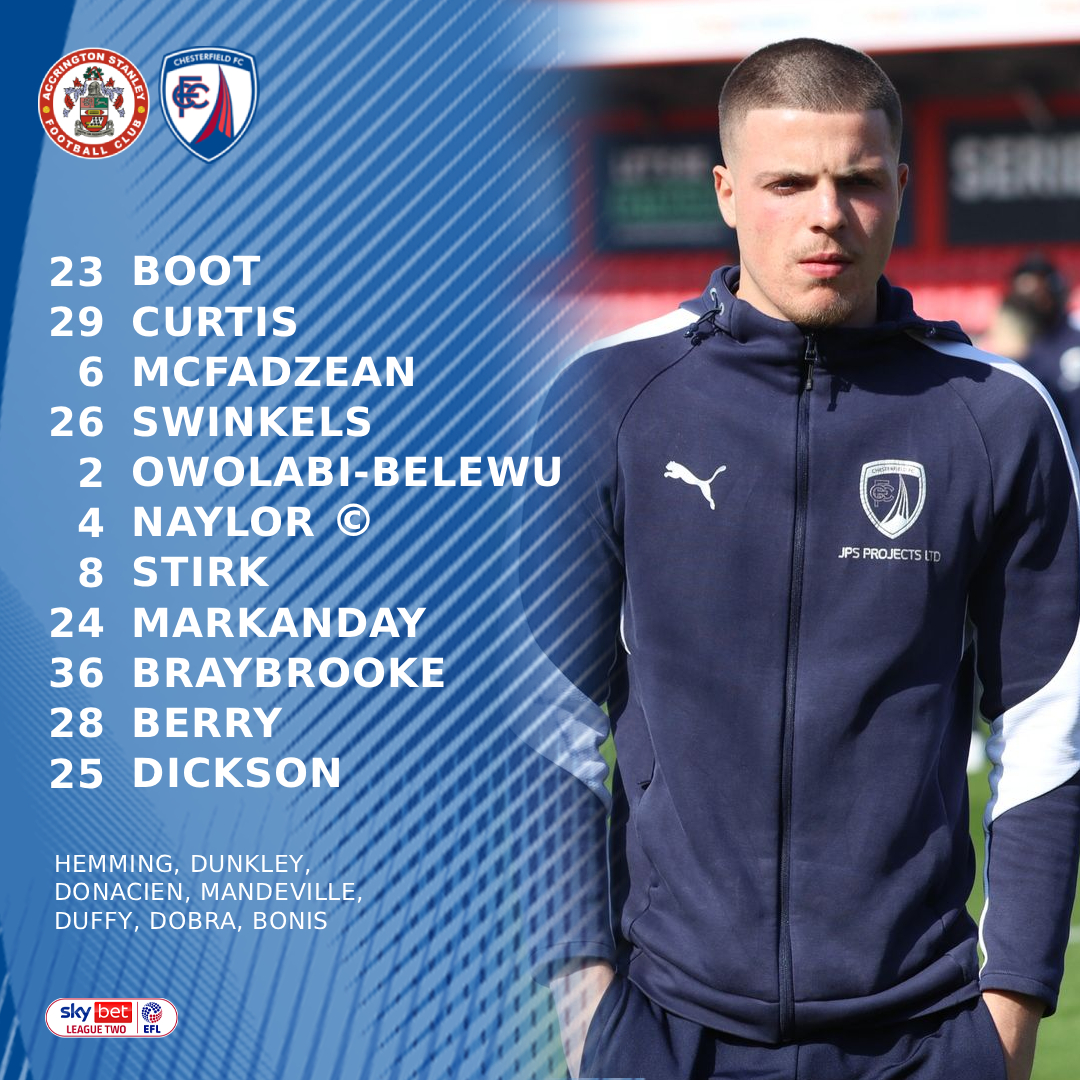 Chesterfield FC tweet media