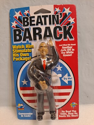 FujoFjsh's tweet photo. BWAHAHA ! Just purchased this BEATIN BARACK toy ., best ten dollars of my life ! #Finklewombler https://t.co/p9f27UXLBa
