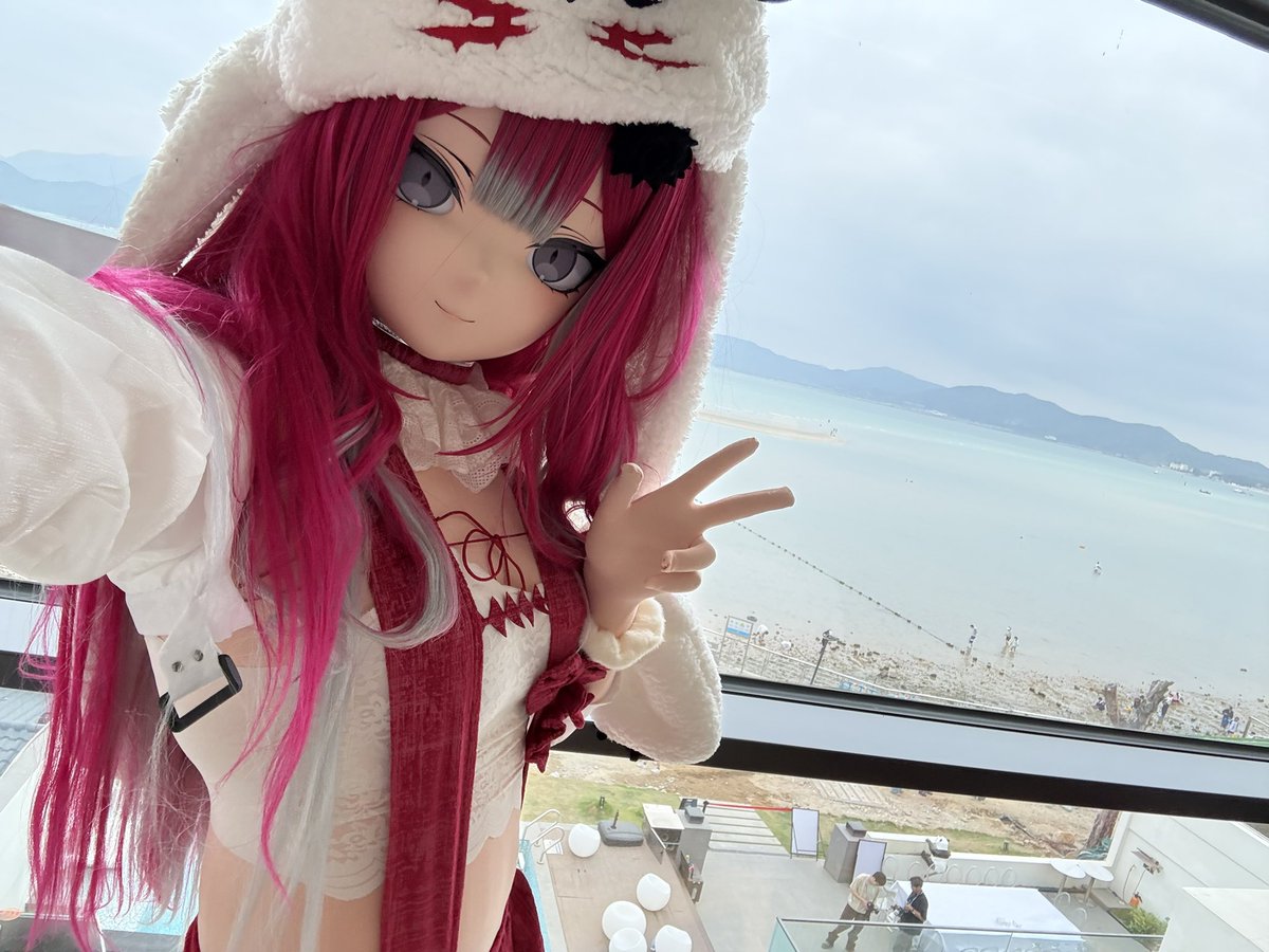 就算没到夏天也要来海边玩！
#kigurumi  #fgo #妖崔