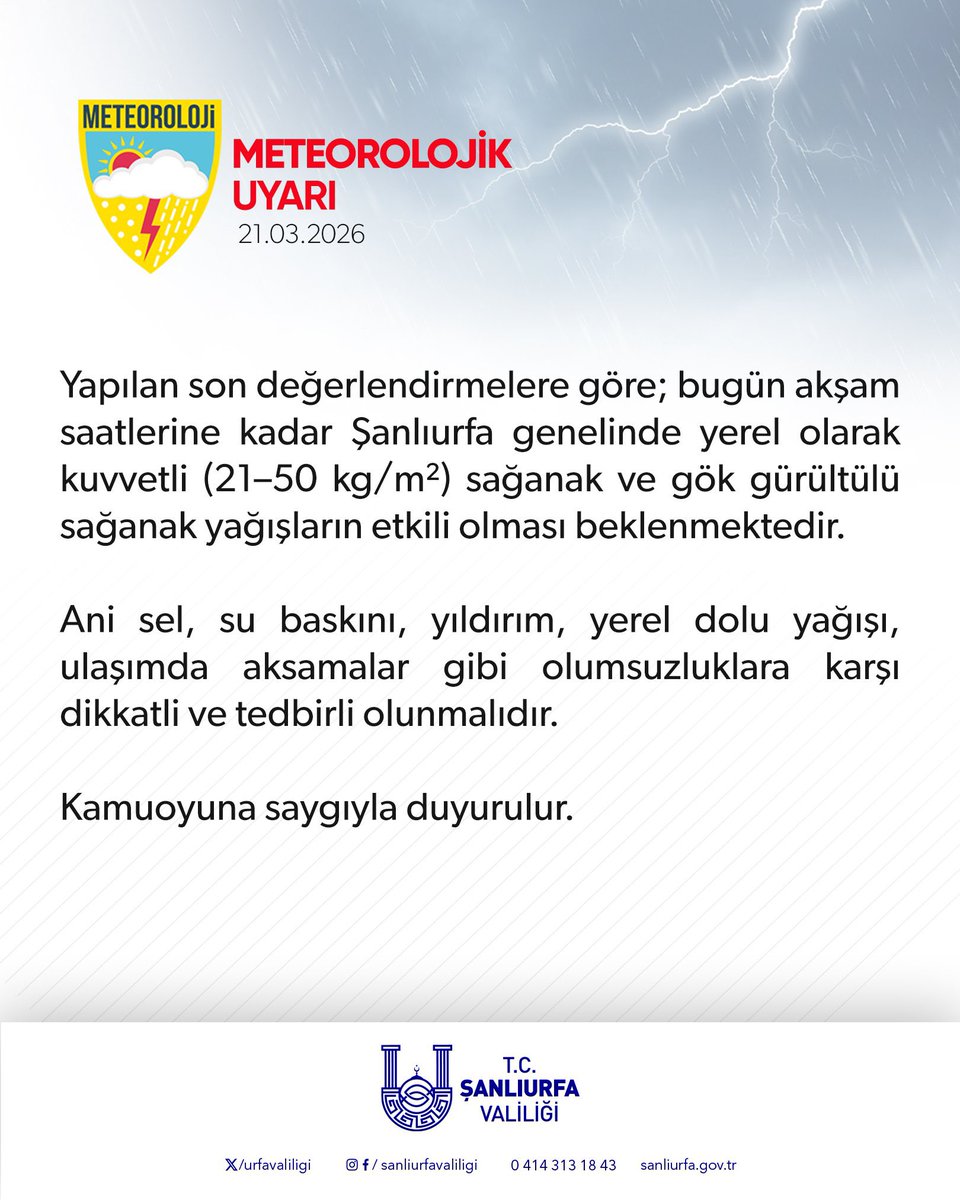 AFAD Şanlıurfa tweet media