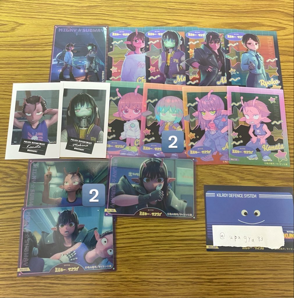 upagya83's tweet photo. 銀河特急ミルキー☆サブウェイ
ミルサブ ミルキーサブウェイ
交換  譲 画像のもの
          求 同異種カート
ご不快でなければ比率違い可能です
クリアカードNo.6最優先
検索からお気軽にお声かけください。 https://t.co/vrbAEjS5Ki