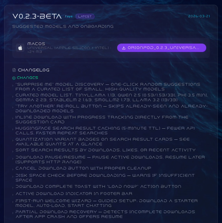 OrionPod tweet media