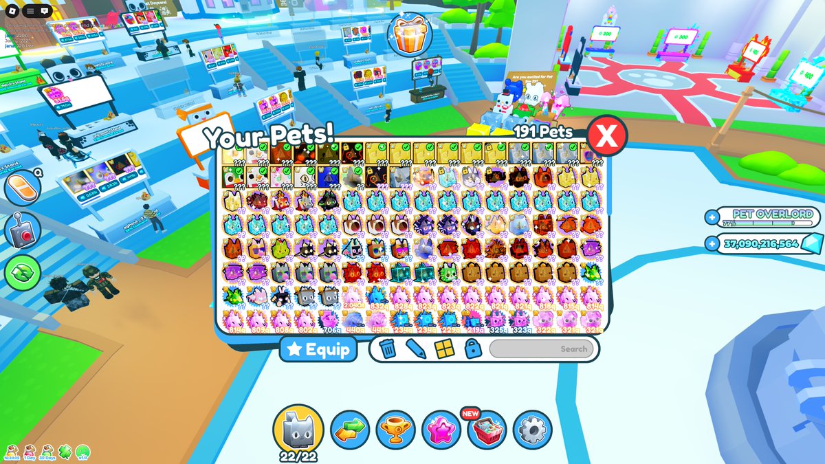 Foolishly_PS99's tweet photo. So I came back to Pet Simulator X... I really got better in ps99 0-0. #ps99 #petsimulator99 #petsimx #roblox https://t.co/WnQy7eUobi