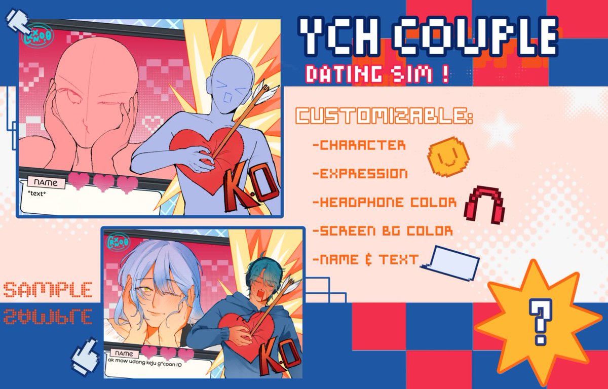 artistsbase's tweet photo. haloo mau interest check, rencana mau open art! ych couple kayak giniii, apakah ada yang berminat &amp; mau di tag? <3 https://t.co/Hsl40BNkKd