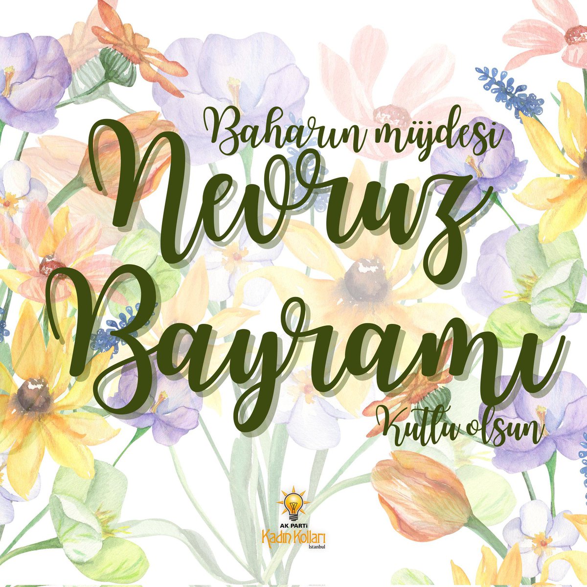 Baharın müjdecisi, birlik ve kardeşliğin sembolü Nevruz’u hep birlikte karşılıyoruz.

Binlerce yıllık kadim geleneğimiz olan Nevruz; umudun, yeniden doğuşun ve dayanışmanın adıdır.

Milletçe el ele vererek, ortak değerlerimiz etrafında kenetlenmeye; barışı, huzuru ve kardeşliği