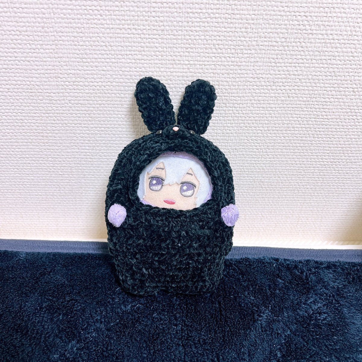 トプステにて、いよ様(<a href="/iyo_68/">いよ</a>)より「うさぎのきぐるみ・黒」をお迎えしました！

お品書き見て、絶対絶対お迎えしたくて…かわいいよ〜😭🐰🖤

手触り気持ちいい🐰
そしてびっくりするくらい着やすい🐰
モンちゃんにやさしいつくりで感激です🐰

素敵な作品をありがとうございます！