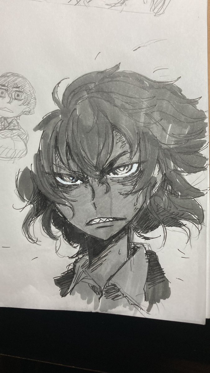 #このタグを見た人はめっちゃキレてる女の子を貼って
絵柄お借りしました💦 