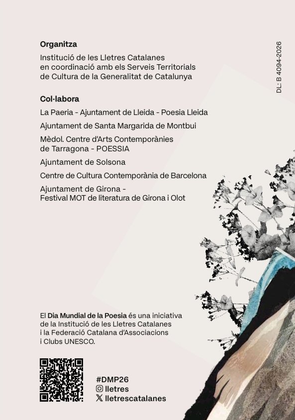 FCACU1's tweet photo. Avui celebrem el Dia Mundial de la Poesia! 
#BlaiBonet
#DMP26 https://t.co/IP9lcvu1Kp