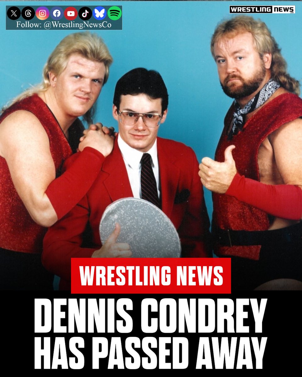 WrestlingNewsCo's tweet photo. Rest in Peace Dennis Condrey from the legendary Midnight Express
https://t.co/NplTaURZ6U https://t.co/NbALLhDwuP