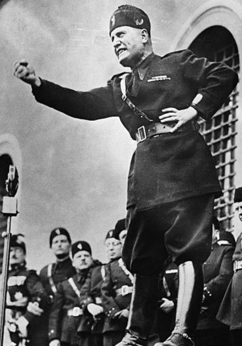 AEichorst47312's tweet photo. Benito Mussolini strikes a characteristic pose in a photograph that would be widely circulated in the early days of his dictatorship. Mussolini was highly regarded as a genius and national hero who brought Italy back into the spotlight as a continental power in Europe. However, his pacts with Germany forced Italy into World War II, and most of his early efforts to fix the country were reversed.
#history #photography #politics #military #knowledgeispower