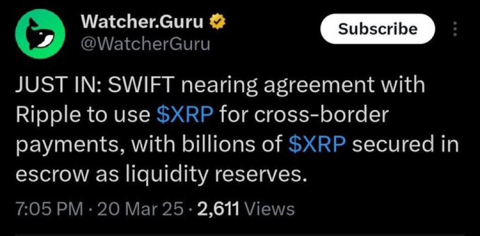 XRP Update tweet media