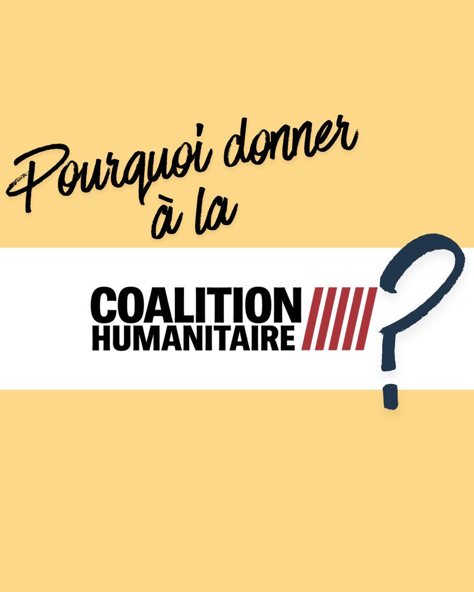 Humanitarian Coalition | Coalition Humanitaire tweet media