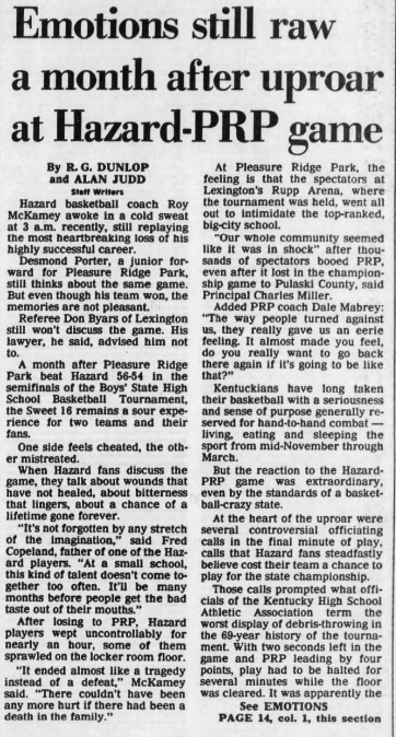 Kentucky High School Sports History tweet media