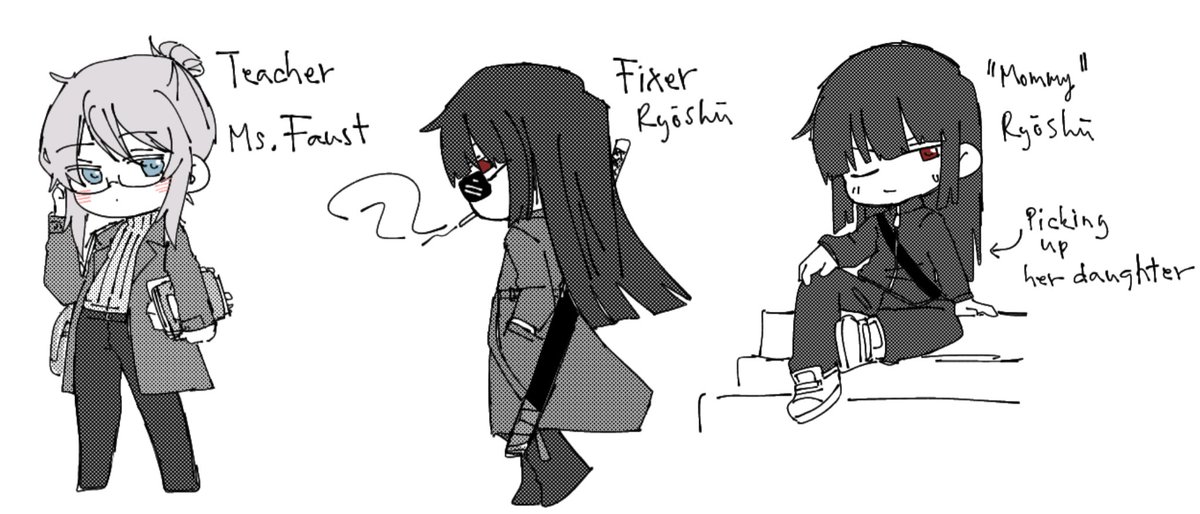 Ryuu4288's tweet photo. some doodles for the #LCB42 fic-
(you guys should read it!) https://t.co/7LmGwQ6o68