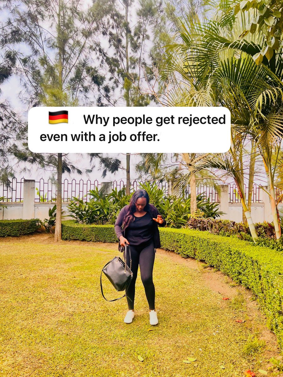ruz_hoff's tweet image. Getting a job offer feels like the hardest part until the visa gets refused. What most people don’t realise is that immigration decisions in Germany are based on strict legal alignment. 
#WorkInGermany