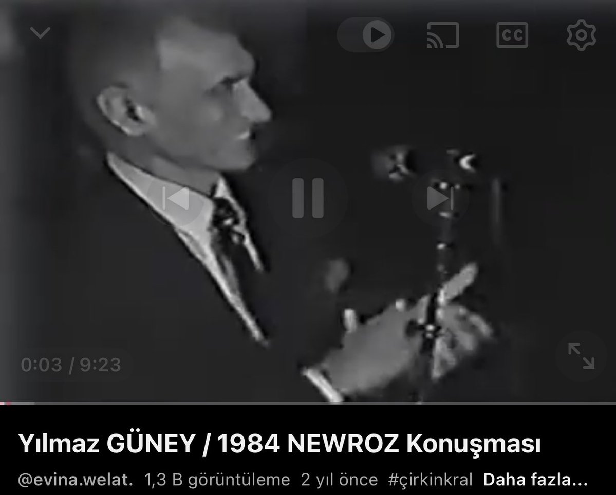 Erlik aptalının attığı yalana inanan binlerce beyinsiz, Newroz’u Kürtlerin 1988’de kutlamaya başladığını düşünüyor.

1984’te ölen Yılmaz Güney ,Newroz konuşmasını dirilip mi yapıp tekrar ölmüş anlaşılan