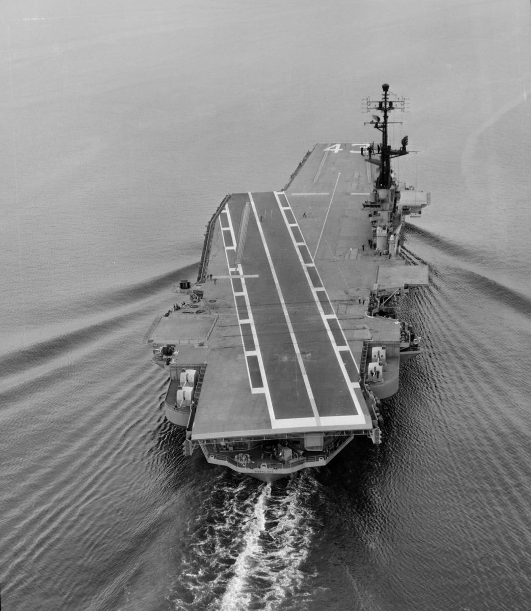 Boneyardsafari's tweet photo. Here is USS Coral Sea CVA-43 during sea trials after undergoing SCB-110A overhaul at Puget Sound Naval shipyard in 1960. She did retain several 5in guns. #usscoralsea #cva43 #boneyardsafari #aviationsafari #navalsafari https://t.co/X6Ue2VEg8Z