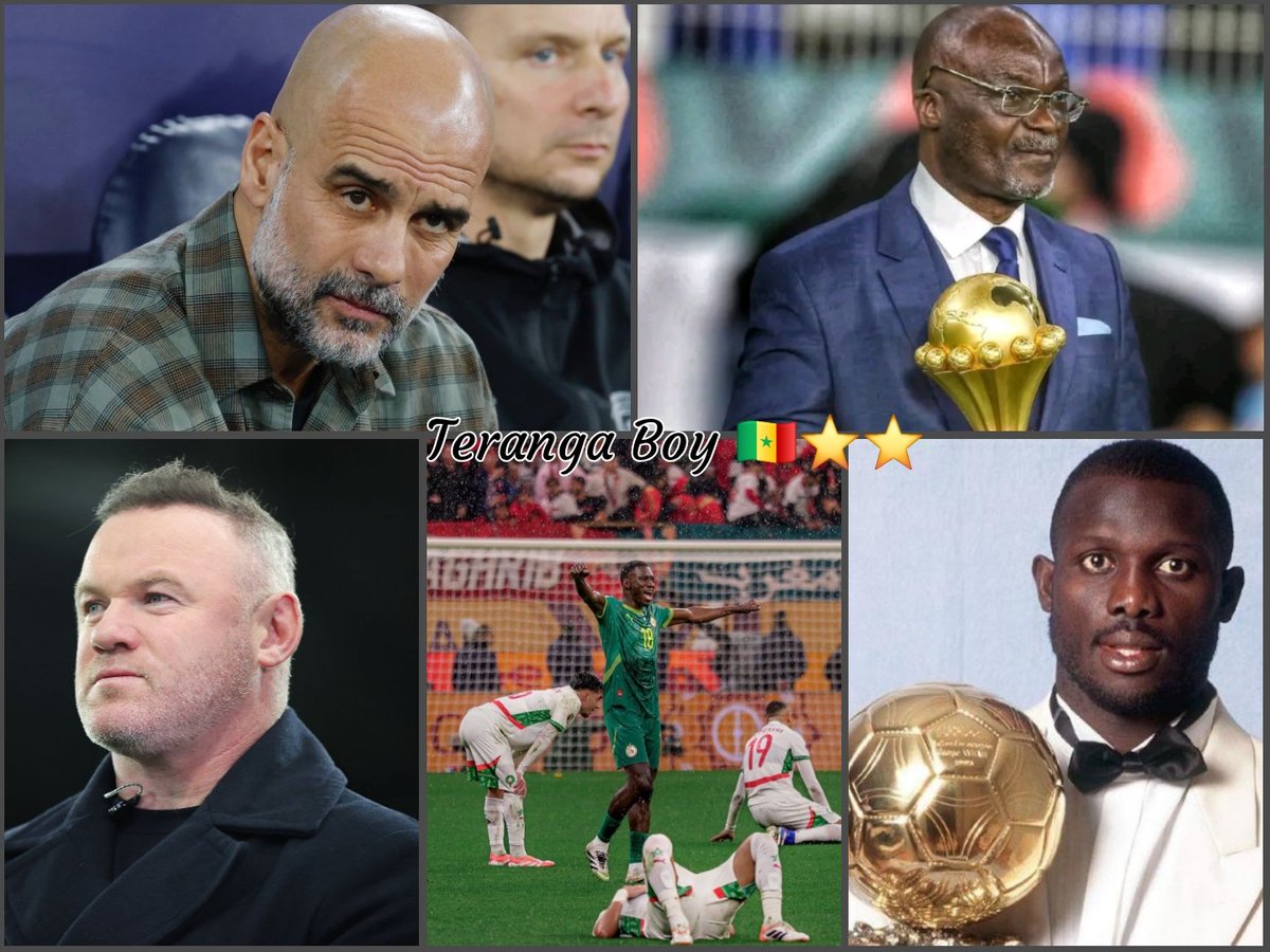 Terangaboy221's tweet image. 🪡Le monde du football choqués par la décision de la CAF : 

• G. Weah 🇱🇷: J'appelle le TAS à agir avec fermeté afin que cette injustice ne soit pas maintenue.

• Guardiola 🇪🇦 : Une surprise, ça se passe toujours en coulisses.

• W.Rooney 🏴󠁧󠁢󠁥󠁮󠁧󠁿 : Le Sénégal a gagné loyalement !