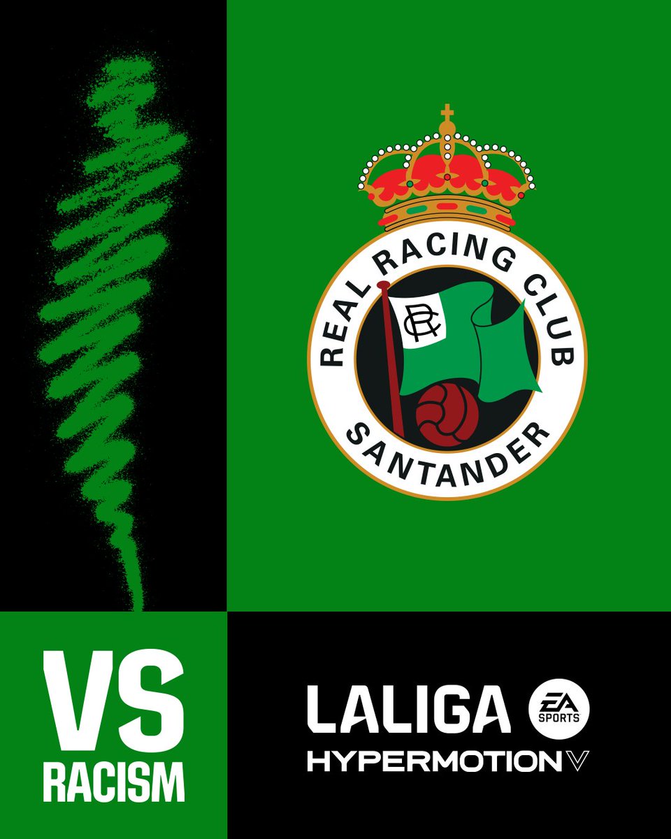 En nuestro fútbol, no hay lugar para el racismo.
#LALIGAVSRACISMO #RacingAlbaceteBP