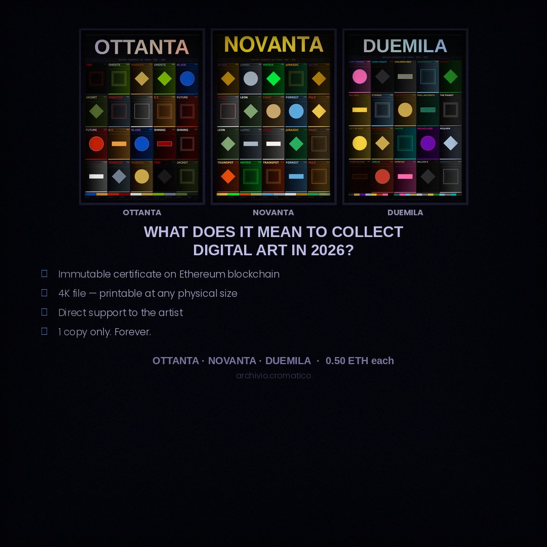 Archivio Cromatico tweet media