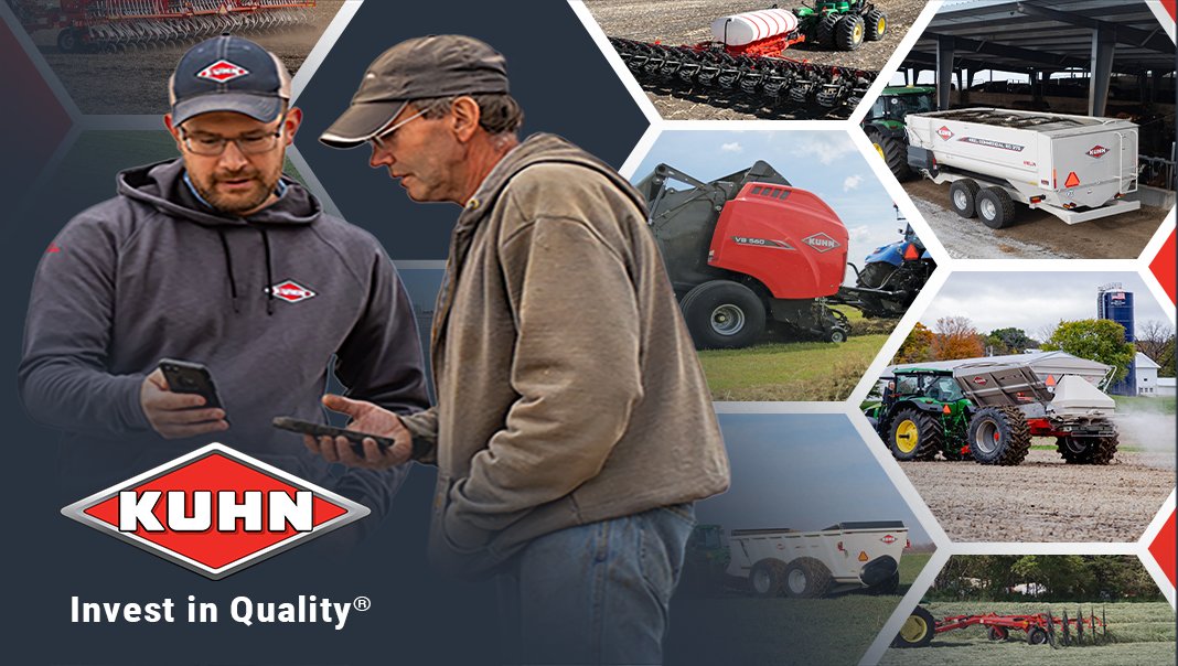 farmmarketercom's tweet image. #SponsoredArticle

Investing in Quality for Today’s Producers — and Tomorrow’s

For nearly 200 years, #KUHN has built its reputation on a simple, unwavering principle: Invest in Quality. That commitment has shaped every machine, every innovation, and every upgrade across the KUHN