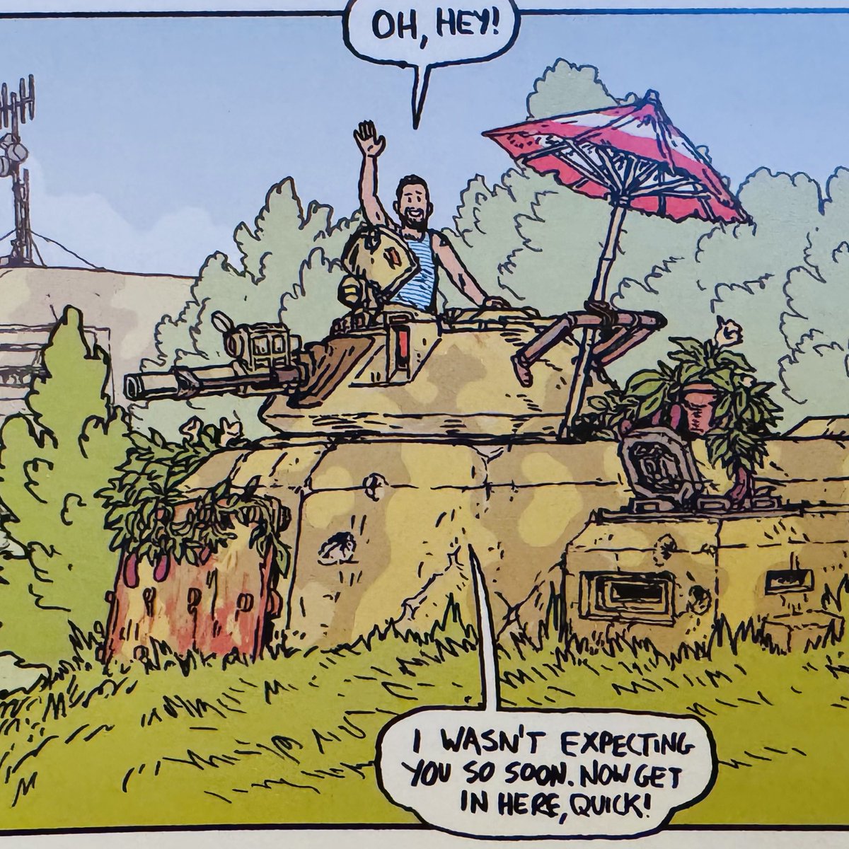 CBCCPodcast's tweet photo. There is nothing more whimsical and lovely than a cartoonist putting themselves in their own made-up universe. A STAR CALLED THE SUN has the best Table of Contents ever.
Listen to our episode with Simon Roy🔗🧵⬇️ https://t.co/fAcMW4XXJT