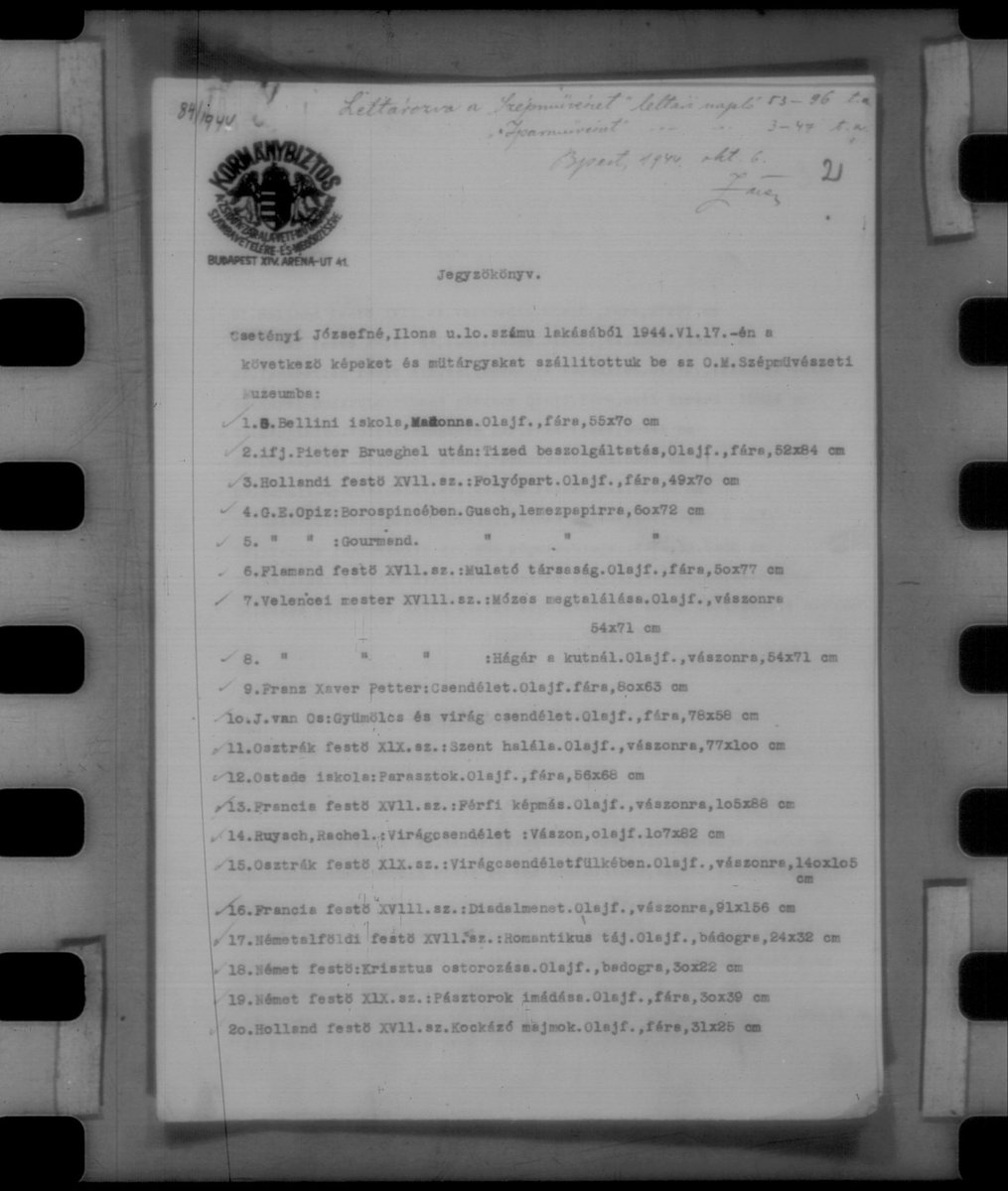 Holocaust Art Recovery Initiative tweet media