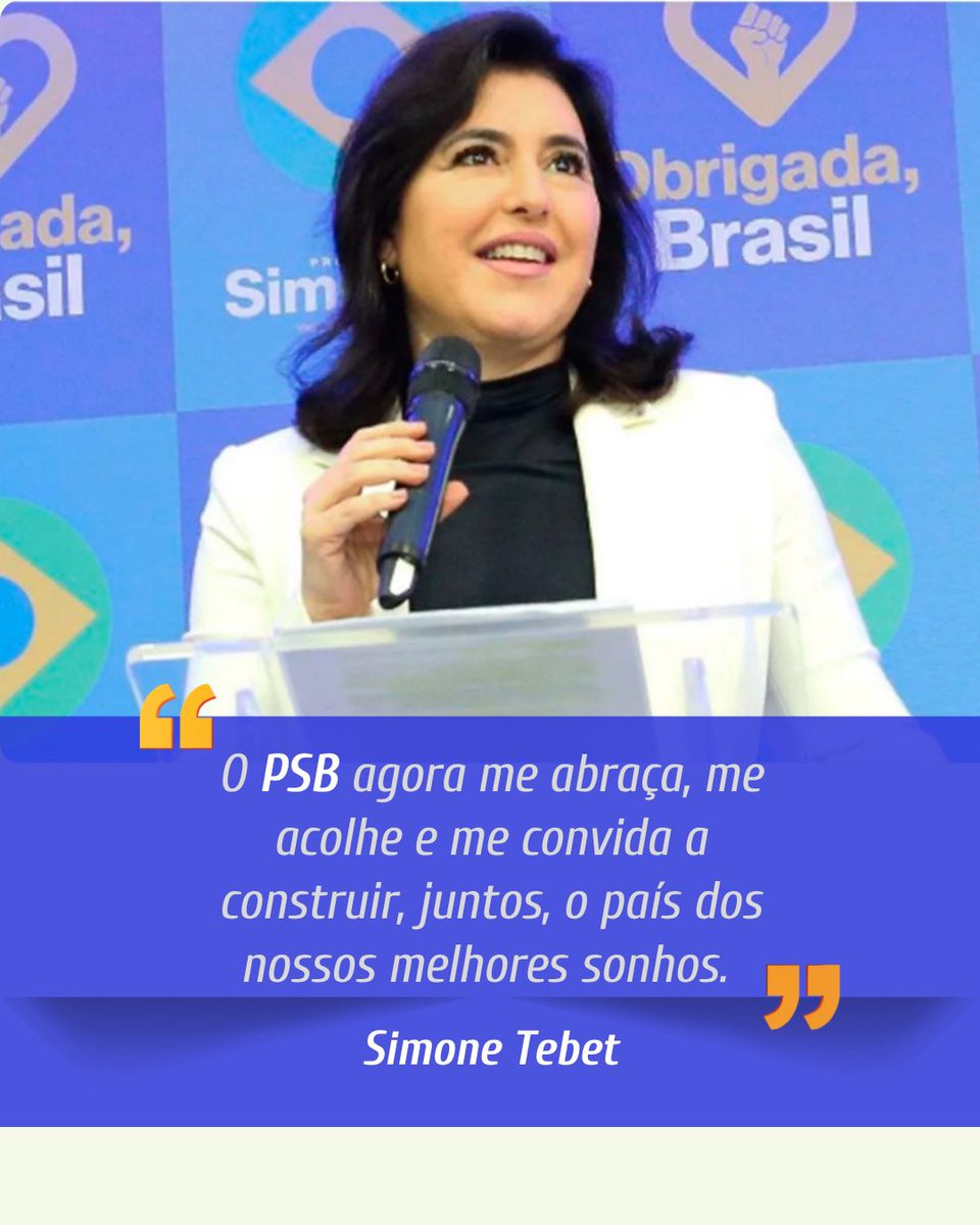 Simone Tebet tweet media