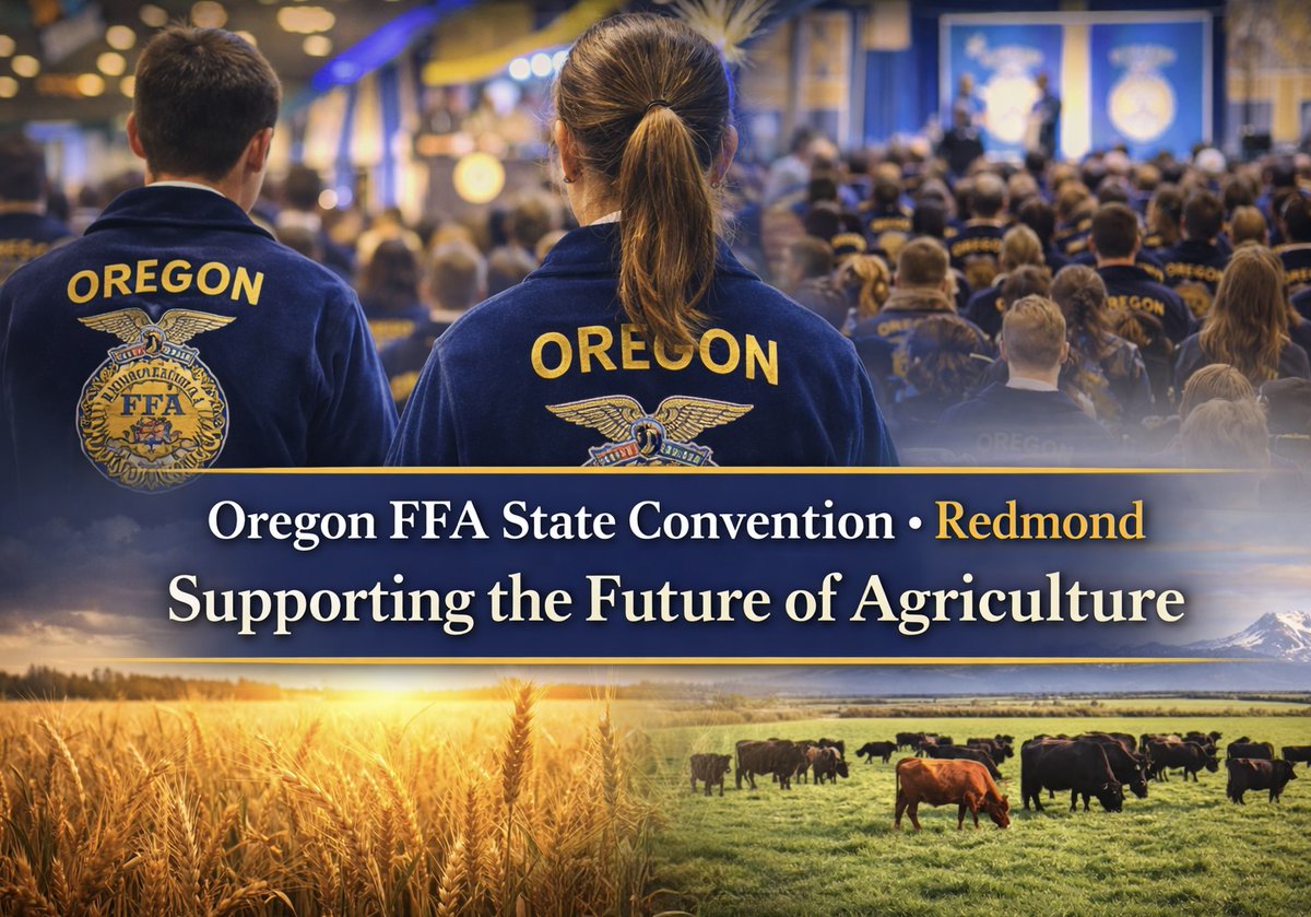 PatWMcKenzieJr's tweet photo. Looking forward to spending the day in Redmond at the Oregon FFA State Convention. Always great to see the future leaders of agriculture. #OregonFFA https://t.co/aE4UUQMWPp